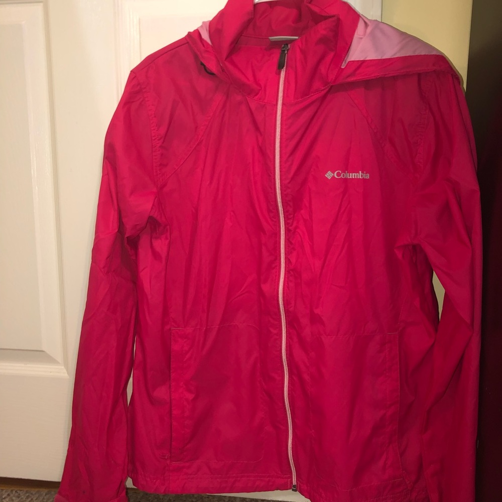 Pink Columbia Wind Breaker